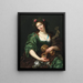 Eine Allegorie des Glücks - Abraham Janssens — gerahmtes Bild an der Wand