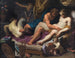 Hercule bei der Jagd auf Faunus aus dem Bett von Omphale - Abraham Janssens — Ansicht des Kunstwerks