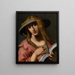 Sibylle - Abraham Janssens — gerahmtes Bild an der Wand