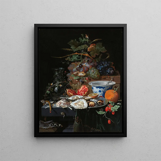 Abraham Mignon - Still Life with Fruit Oysters and a Porcelain Bowl.webp