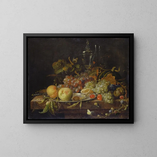 Abraham Mignon - Still Life with Fruit Tin Plate and Wine Glasses.webp