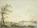 Morgennebel am Flussufer mit sieben Khe am Wasser - Abraham Teerlink — Ansicht des Kunstwerks
