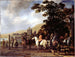 Eine Reiterschule im Freien - Abraham van Calraet — Ansicht des Kunstwerks