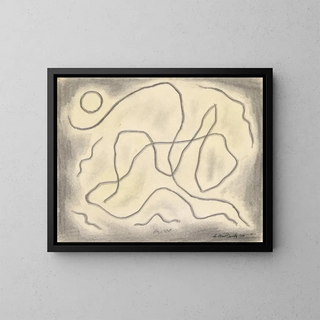 Abraham Walkowitz - Rhythmic Lines Dance Abstraction.webp