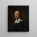 Portrait eines Mannes - Abraham de Vries — gerahmtes Bild an der Wand