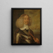 Portrait de Jacob Baron van Wassenaer Seigneur d'Obdam Lieutenant-Amiral de Hollande et de West-Frise - Abraham van Westerveld — gerahmtes Bild an der Wand