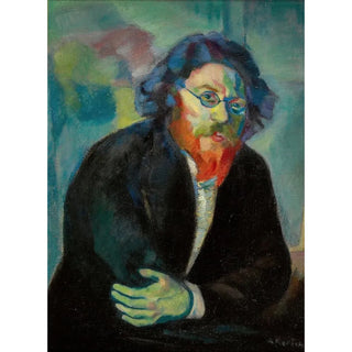 Abram Borisovich Kozlov - Portrait of the Composer Bichter.webp