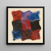 Abstraktes Gemälde in Rot, Blau und Violett - Augusto Giacometti — gerahmtes Bild an der Wand