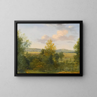 Achille Etna Michallon - Pastoral landscape with two travellers.webp