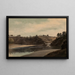 Flusslandschaft in der Bretagne - Achille Etna Michallon — gerahmtes Bild an der Wand