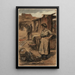 Marchande et marchand de ferraille - Achille Granchi-Taylor — gerahmtes Bild an der Wand