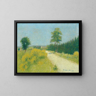Achille Laug - La route de Belvze vers le relais.webp