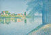 Ansicht der Ufer der Garonne - Achille Laugé — Ansicht des Kunstwerks