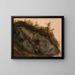 Studie eines Felsen im Höllen-Tal - Adalbert Stifter — gerahmtes Bild an der Wand
