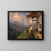 Innsbruck und die Nordkette - Adalbert Stifter — gerahmtes Bild an der Wand