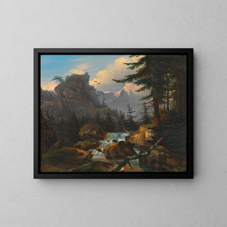 Adalbert Stifter - Wasserfall im Hochgebirge.webp