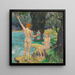 Adam und Eva Paradies - Ludwig von Hofmann — gerahmtes Bild an der Wand