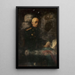 Portrait de Sokrates Starynkiewicz maire de Varsovie - Adam Badowski — gerahmtes Bild an der Wand