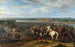 Louis XIV, der die Niederlande in Lobith durchquert - Adam Frans van der Meulen — Ansicht des Kunstwerks