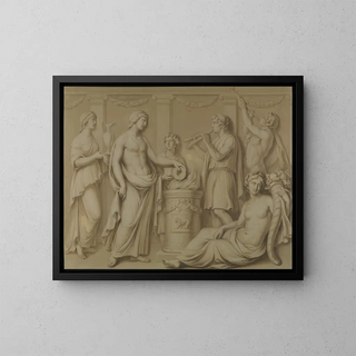 Adam Partnership - Ceremonial scene with Abundance and Piping Pan.webp