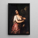 Judith mit dem Kopf des Holofernes Kopie nach Alessandro Varotari - Adelaide Leuhusen — gerahmtes Bild an der Wand