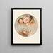 Assiette rose - Adeline More — gerahmtes Bild an der Wand