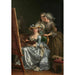 Selbstporträt mit zwei Schülerinnen Marie Gabrielle Capet und Marie Marguerite Carreaux de Rosemond - Adélaïde Labille-Guiard — Ansicht des Kunstwerks