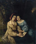Portraits von Héloïse und Anaïs Colin von ihnen selbst - Adolphe-Anaïs Colin — Ansicht des Kunstwerks