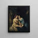 Portraits von Héloïse und Anaïs Colin von ihnen selbst - Adolphe-Anaïs Colin — gerahmtes Bild an der Wand