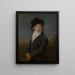 Portrait d'Auguste Vestris 1760-1842 danseur français - Adèle Romany — gerahmtes Bild an der Wand