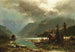 Ein See bei Vollmondnacht - Adolf Chwala — Ansicht des Kunstwerks