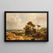 Ansicht der Landschaft - Adolf Chwala — gerahmtes Bild an der Wand