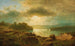 Sonnenuntergang über einem See - Adolf Chwala — Ansicht des Kunstwerks