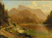 Der Krottensee mit Blick auf den Schafberg - Adolf Chwala — Ansicht des Kunstwerks