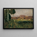 Château de Hohensalzburg avec Gaisberg - Adolf Ditscheiner — gerahmtes Bild an der Wand