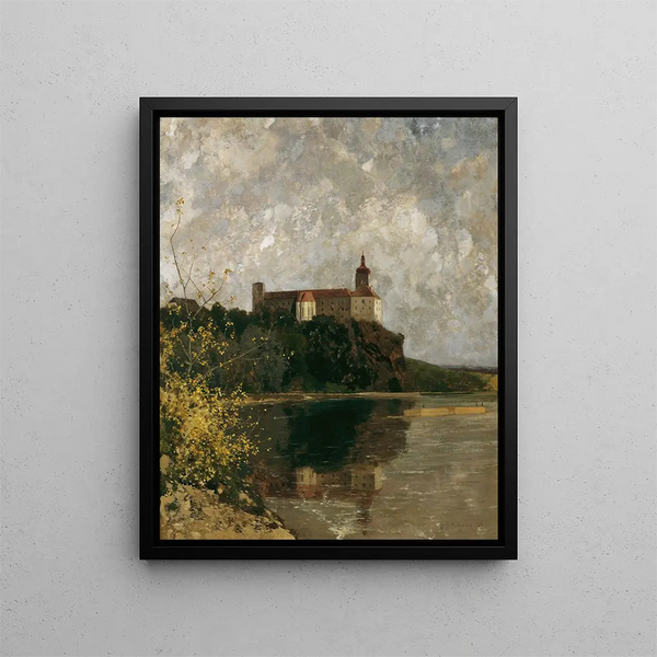 Château de Persenbeug - Adolf Ditscheiner — gerahmtes Bild an der Wand