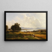 Der Starnberger See gesehen von Pöcking - Adolf Heinrich Lier — gerahmtes Bild an der Wand