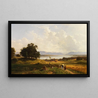 Adolf Heinrich Lier - Der Starnberger See von Pcking aus gesehen.webp