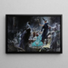 Die Seelen auf dem Achéron - Adolf Hirémy-Hirschl — gerahmtes Bild an der Wand