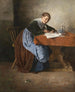La lettre d'amour - Adolf Hölzel — Ansicht des Kunstwerks
