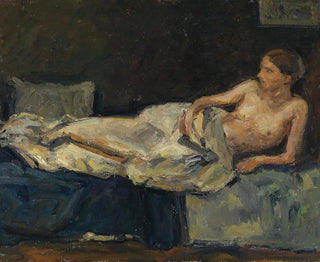 Nacktes liegendes - Adolf Hölzel — Ansicht des Kunstwerks