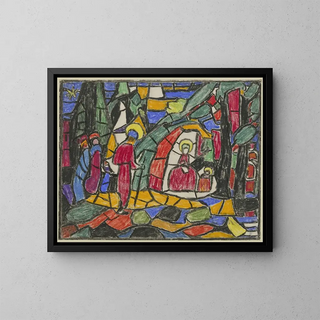 Adolf Hlzel - The Nativity.webp