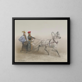 Adolf Jossifowitsch Charlemagne - A sleigh ride.webp