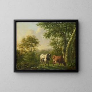 Adolf Karel Maximiliaan Engel - Landscape with Cattle.webp