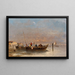 Fischer in Venedig - Adolf Kaufmann — gerahmtes Bild an der Wand