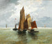 Dampfboote und Fischereiboote auf See - Adolf Kaufmann — Ansicht des Kunstwerks
