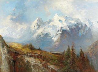 Adolf Obermllner - Der Ortler Und Die Knigsspitze Von Den Almbden Der Malserhaide In Tirol Aus Gesehen.webp