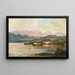 Château Orth à Gmunden - Adolf Obermüllner — gerahmtes Bild an der Wand