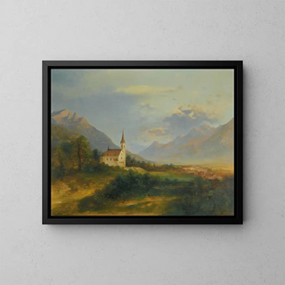 Adolf Obermllner - The New Parish Church In Schaan.webp