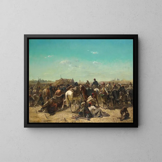 Adolf Schreyer - An Ottoman encampment.webp